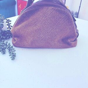 Chic Brown Textured Borbonese brand